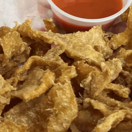 Crispy Chicken Skin.