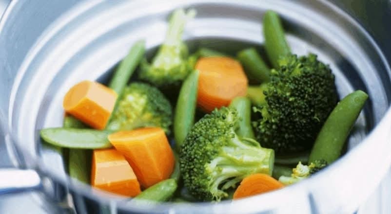 Steamed Vegetables.